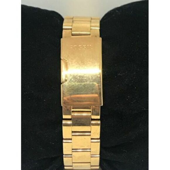 Fossil AM4540 Women's Watch Chronograph Green Dial Gold Stainless Steel D455 - Picture 4 of 7